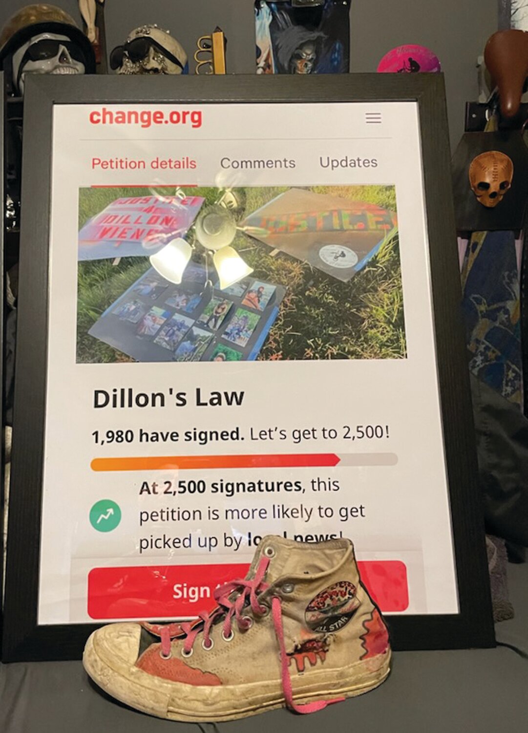 DILLON’S LAW: Last week, Dillon Viens’ parents testified at the Rhode Island Statehouse, in favor of laws that would tighten penalties for irresponsible storage of a firearm.